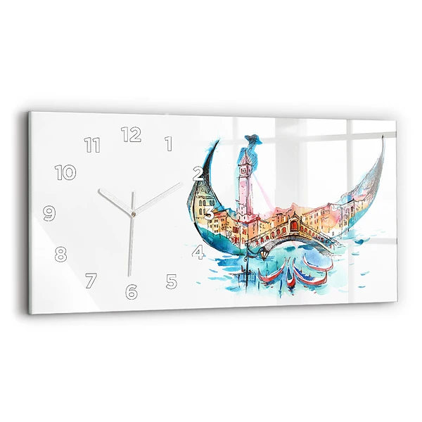 Horizontale Uhr mit motiv Italien - Die venezianische Gondel