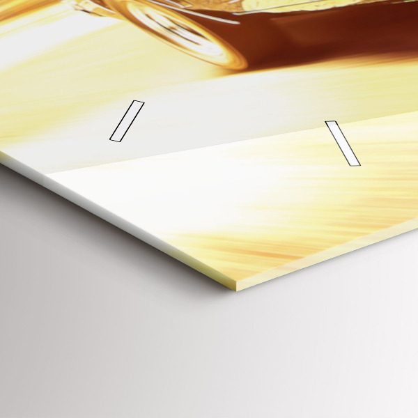 Horizontale Uhr Klassisches altes Auto