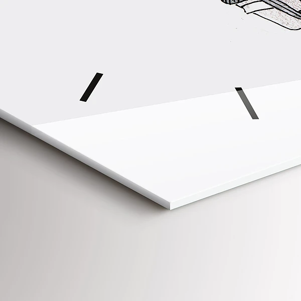 Horizontale Uhr mit motiv Marionettenmenschen