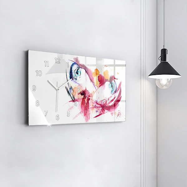 Horizontale Uhr mit motiv Romantisches Paar