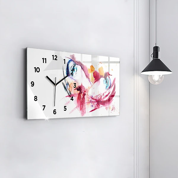 Horizontale Uhr mit motiv Romantisches Paar