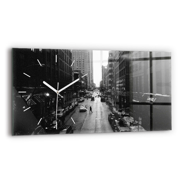 Horizontale Uhr Straßen in Chicago