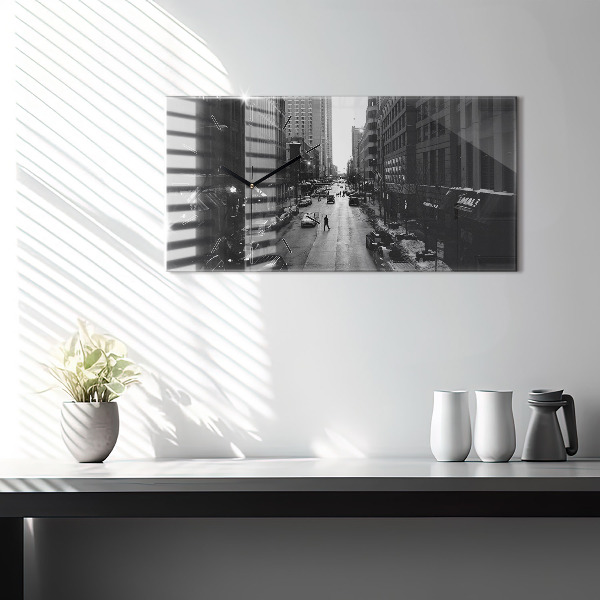 Horizontale Uhr Straßen in Chicago