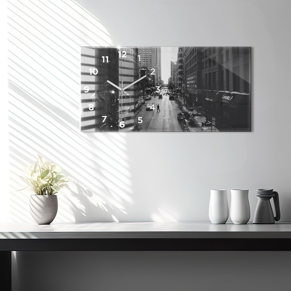 Horizontale Uhr Straßen in Chicago