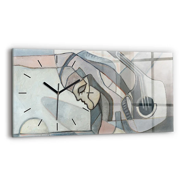 Horizontale Uhr mit motiv Abstrakte Malerei