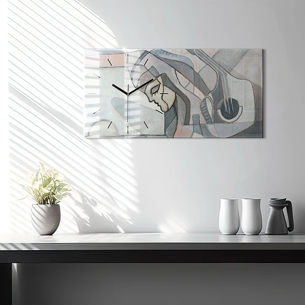 Horizontale Uhr mit motiv Abstrakte Malerei