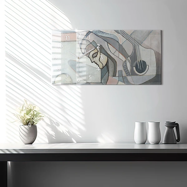 Horizontale Uhr mit motiv Abstrakte Malerei