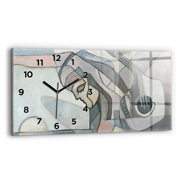 Horizontale Uhr mit motiv Abstrakte Malerei