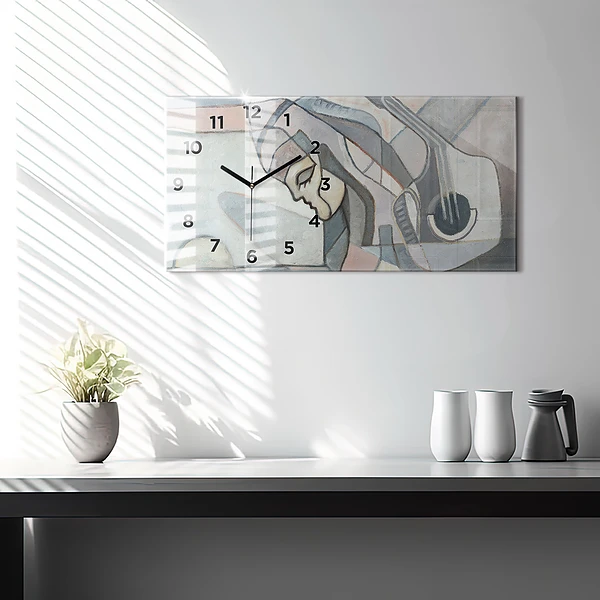 Horizontale Uhr mit motiv Abstrakte Malerei