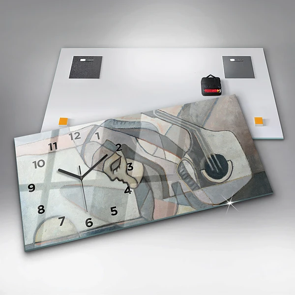 Horizontale Uhr mit motiv Abstrakte Malerei