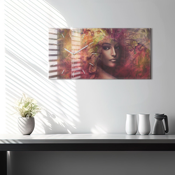 Horizontale Uhr Porträt einer Frau