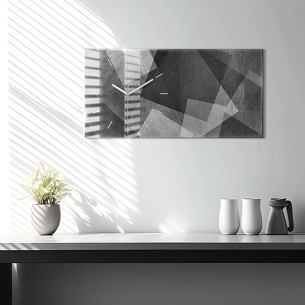 Horizontale Uhr mit motiv Geometrische Abstraktion