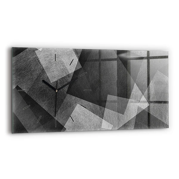 Horizontale Uhr mit motiv Geometrische Abstraktion