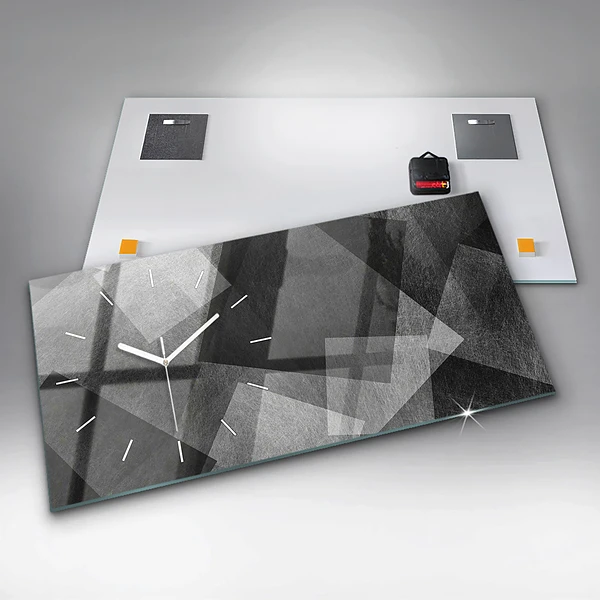 Horizontale Uhr mit motiv Geometrische Abstraktion