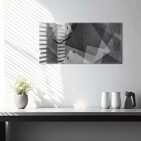 Horizontale Uhr mit motiv Geometrische Abstraktion