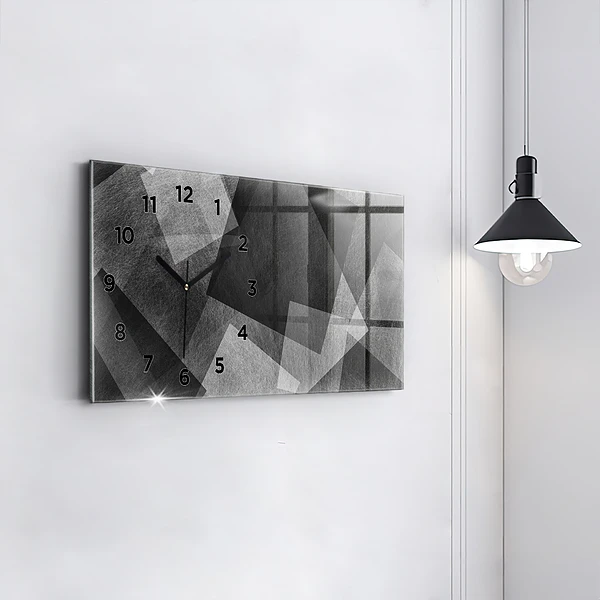 Horizontale Uhr mit motiv Geometrische Abstraktion