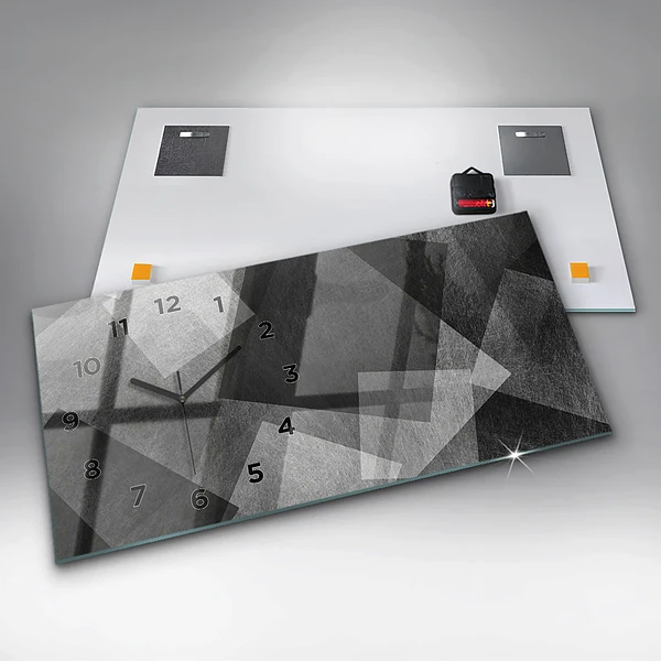 Horizontale Uhr mit motiv Geometrische Abstraktion