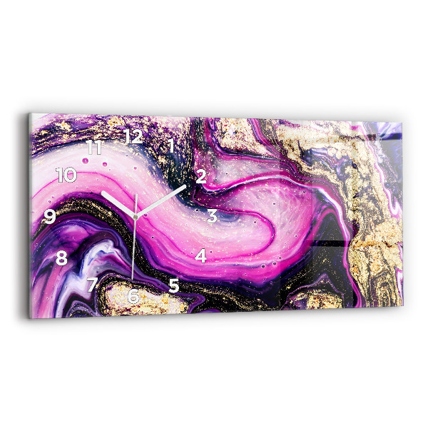 Horizontale Uhr Abstrakte Murmel