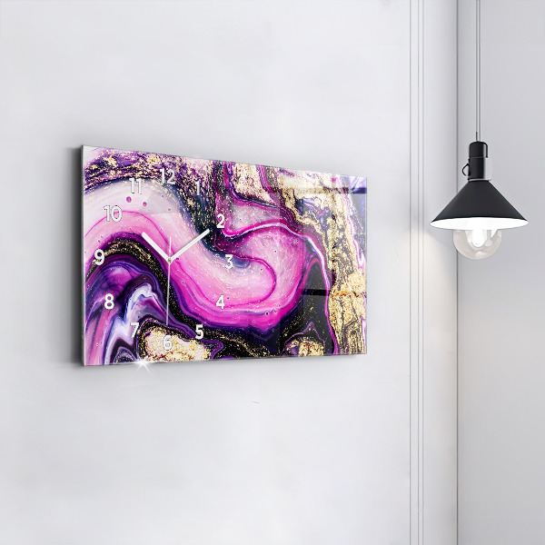 Horizontale Uhr Abstrakte Murmel