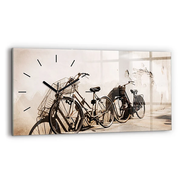 Horizontale Uhr mit motiv Italienisches Fahrrad