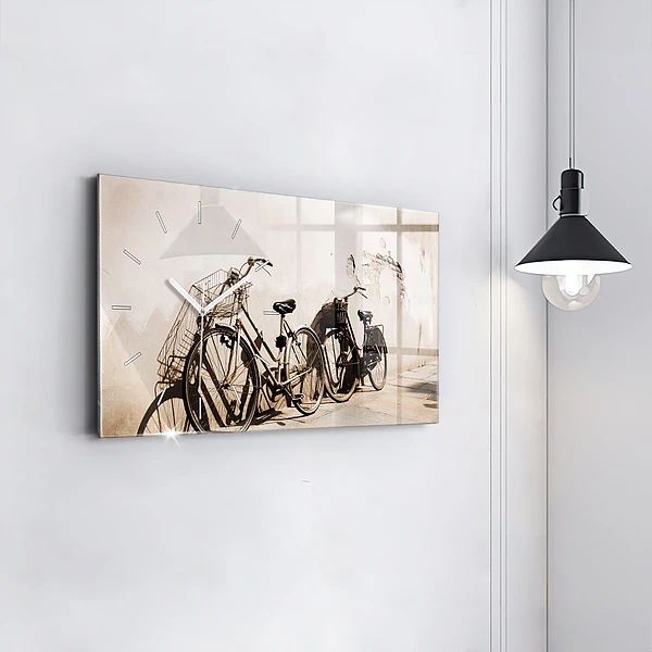 Horizontale Uhr mit motiv Italienisches Fahrrad