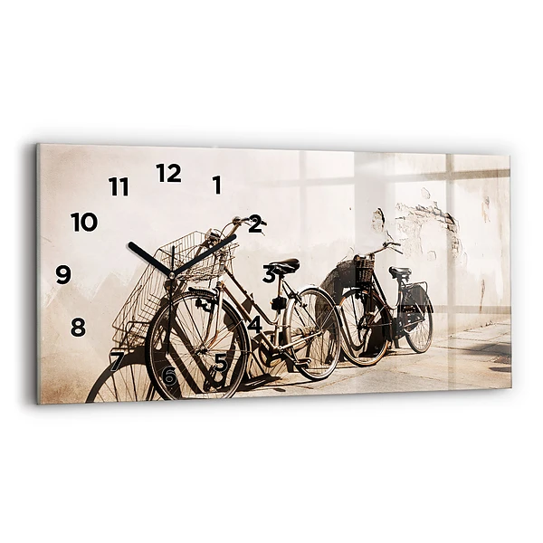 Horizontale Uhr mit motiv Italienisches Fahrrad