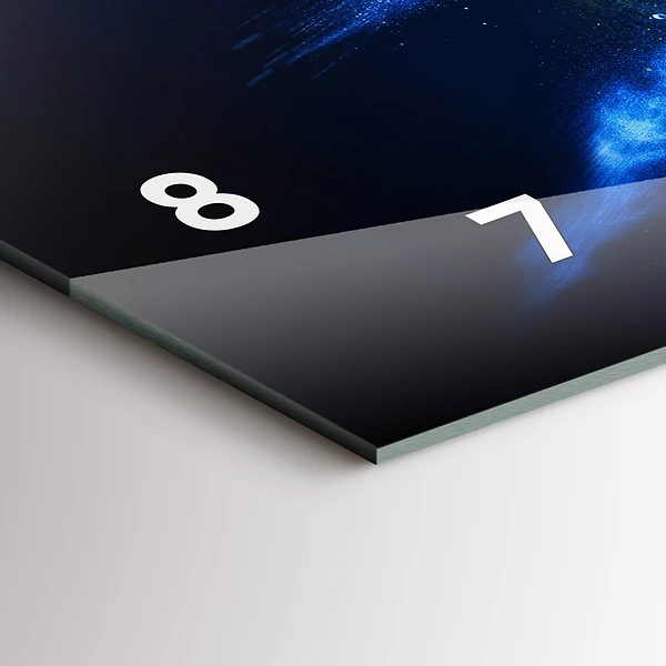 Horizontale Uhr mit motiv Bunter Papagei
