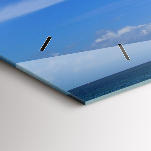 Horizontale Uhr mit motiv Leuchtturm