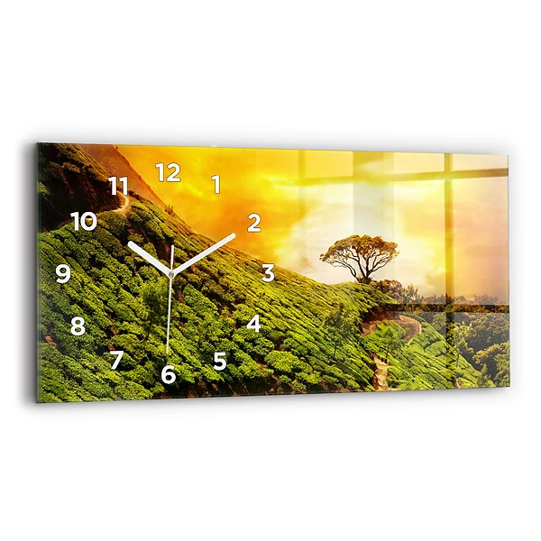 Horizontale Uhr Tee-Hügel