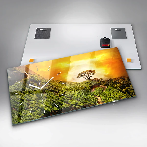 Horizontale Uhr Tee-Hügel