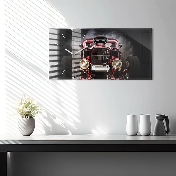 Horizontale Uhr Alter Oldtimer