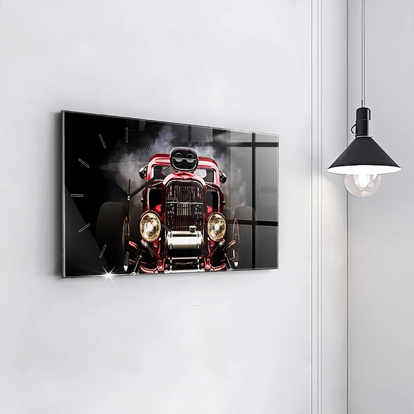 Horizontale Uhr Alter Oldtimer