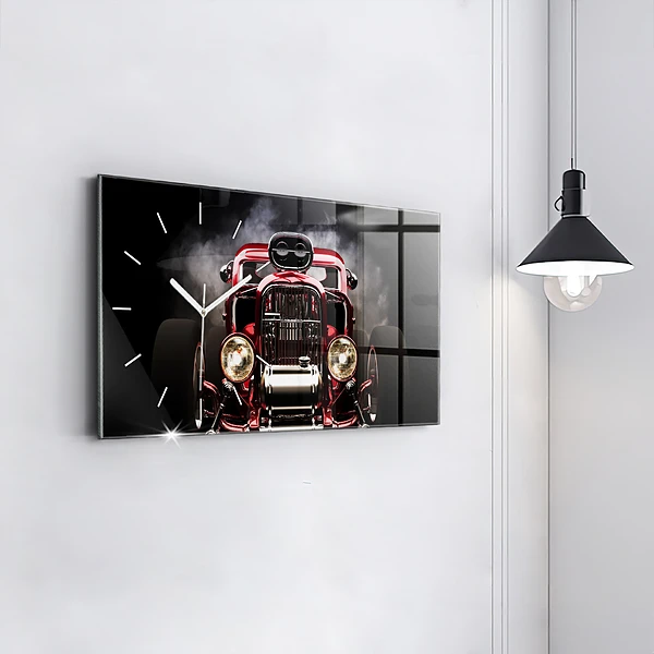 Horizontale Uhr Alter Oldtimer