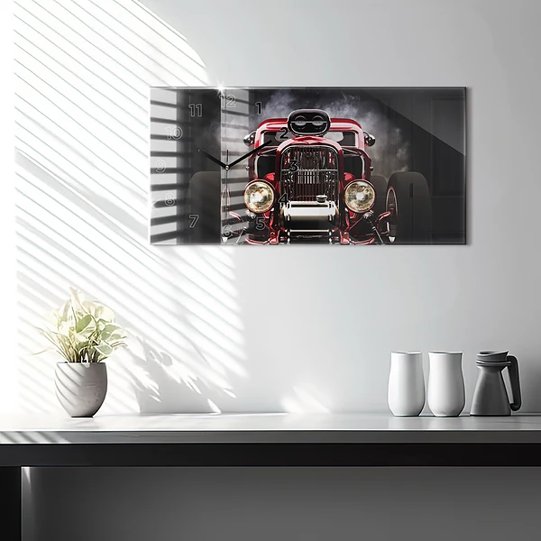 Horizontale Uhr Alter Oldtimer