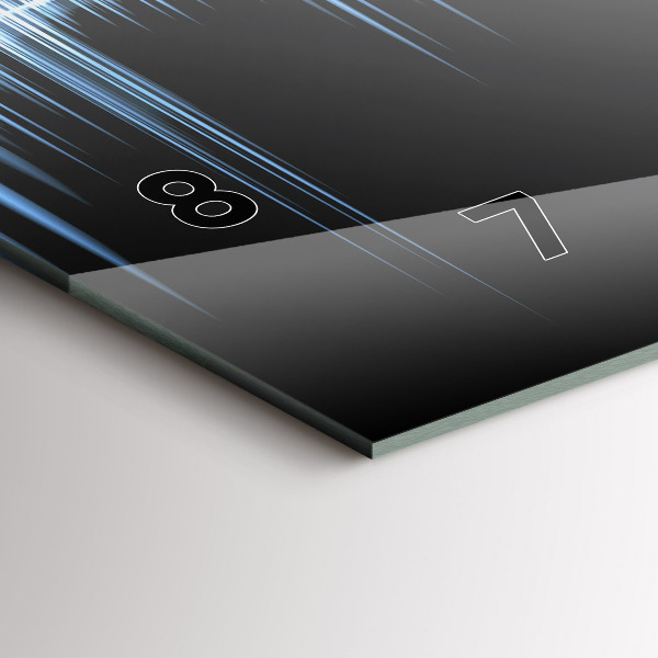 Horizontale Uhr Mikrofon und Kopfhörer