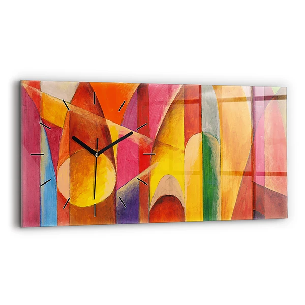 Horizontale Uhr Kunst Dekoration Abstraktion