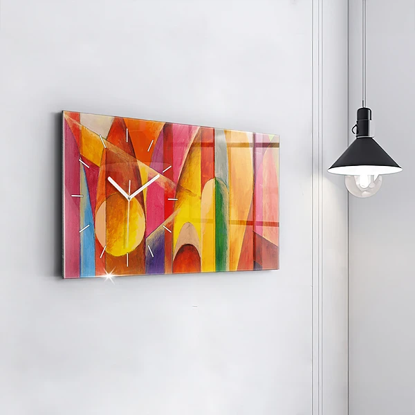 Horizontale Uhr Kunst Dekoration Abstraktion