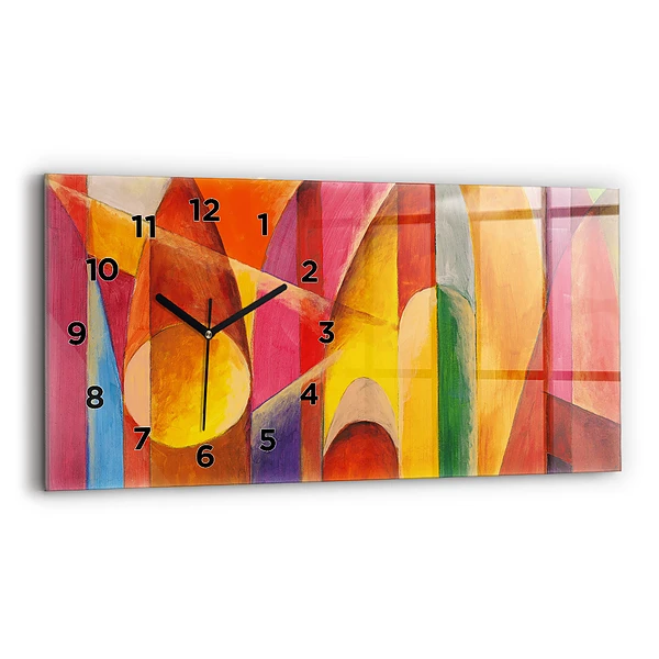 Horizontale Uhr Kunst Dekoration Abstraktion