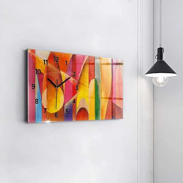 Horizontale Uhr Kunst Dekoration Abstraktion