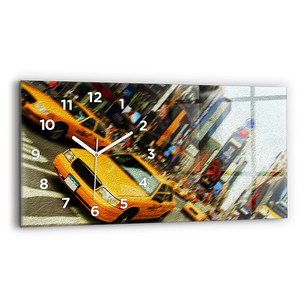 Horizontale Uhr New York City Taxis