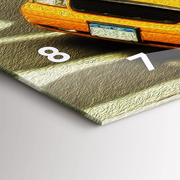 Horizontale Uhr New York City Taxis
