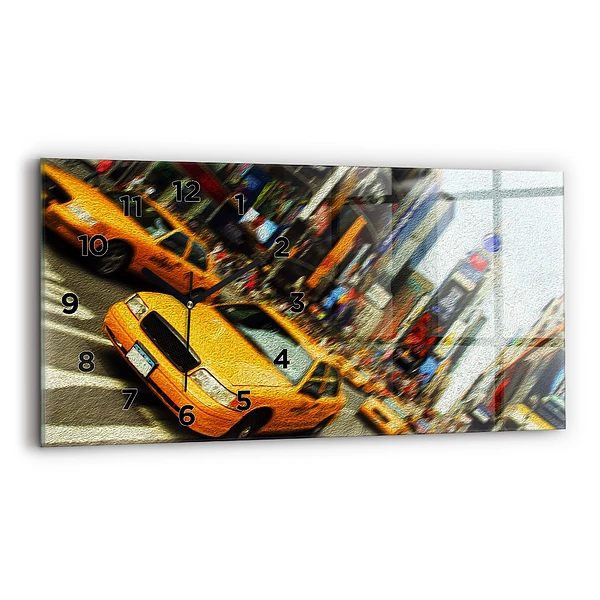 Horizontale Uhr New York City Taxis