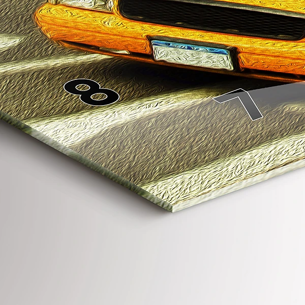 Horizontale Uhr New York City Taxis
