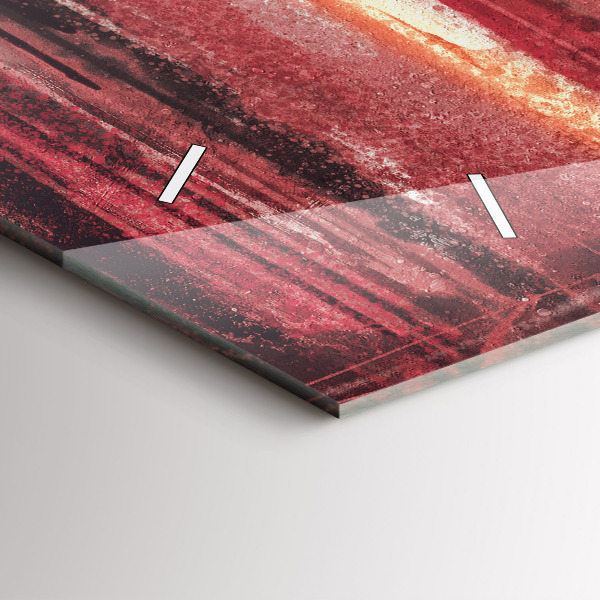 Horizontale Uhr mit motiv Junges verliebtes Paar