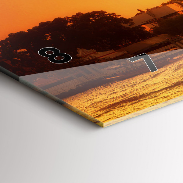 Horizontale Uhr mit motiv Wat arun Bangkok Thailand