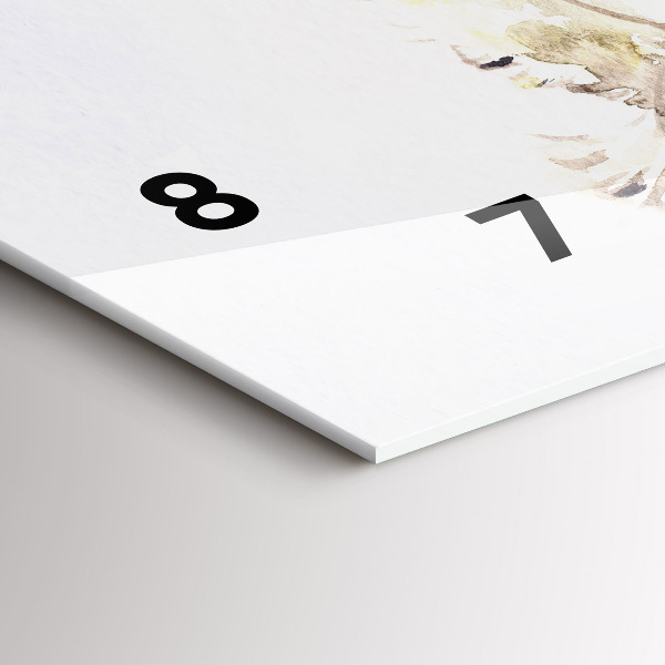 Horizontale Uhr mit motiv Fliegende Vögel