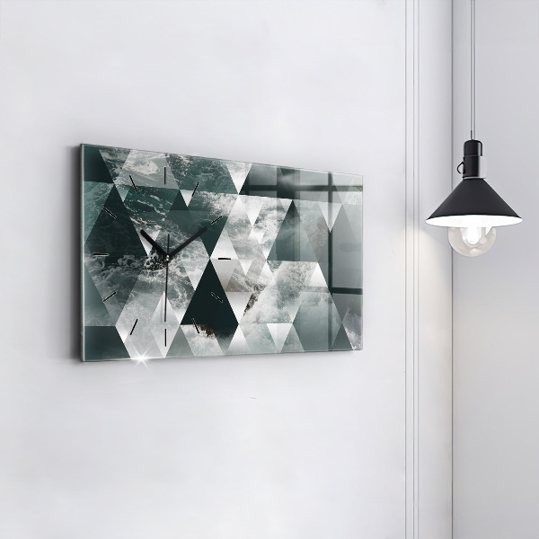 Horizontale Uhr Meereswellen abstrakt