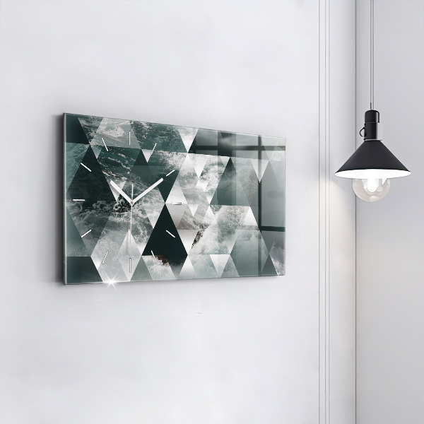 Horizontale Uhr Meereswellen abstrakt