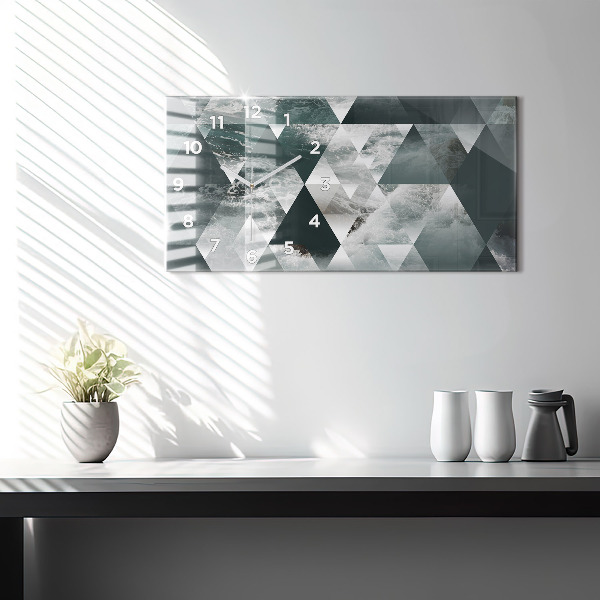 Horizontale Uhr Meereswellen abstrakt