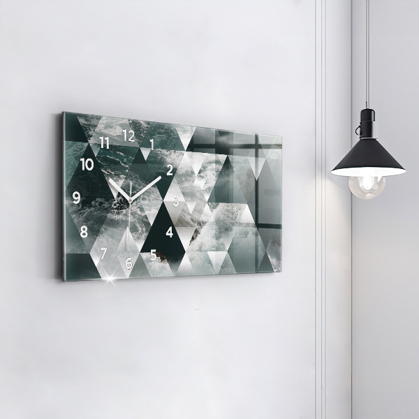 Horizontale Uhr Meereswellen abstrakt